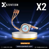 3 in 1 Retractable Charging Cable X2 Gold