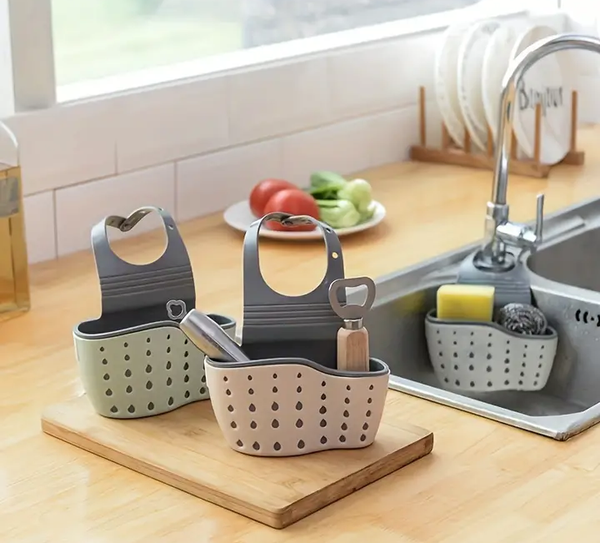 Kitchen & Bathroom Sink Faucet Accessories Organizer