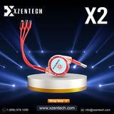 3 in 1 Retractable Charging cable X2 Red